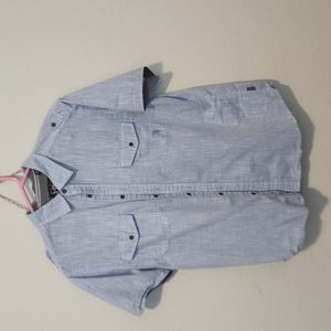 Lions Crest short sleeved button down shirt XL